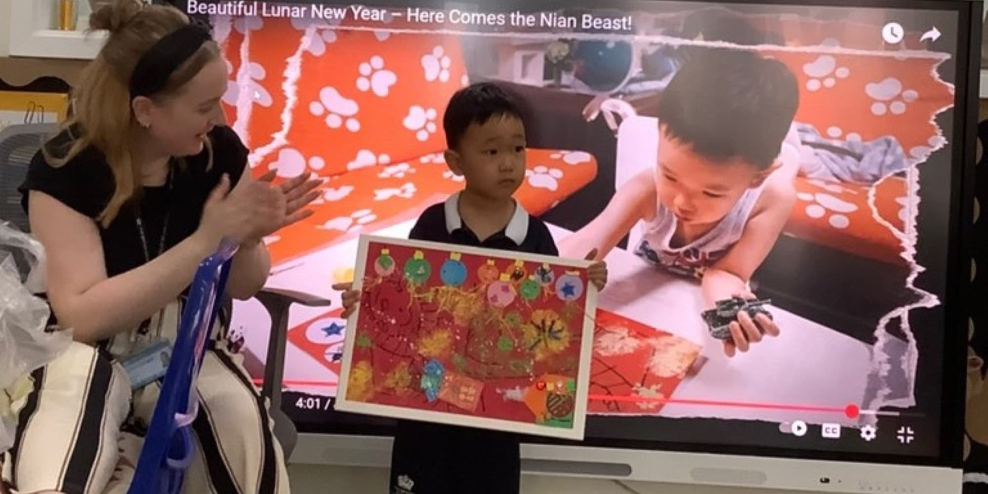 Cover Image for Ethan and His Artwork: Here Comes the Nian Beast